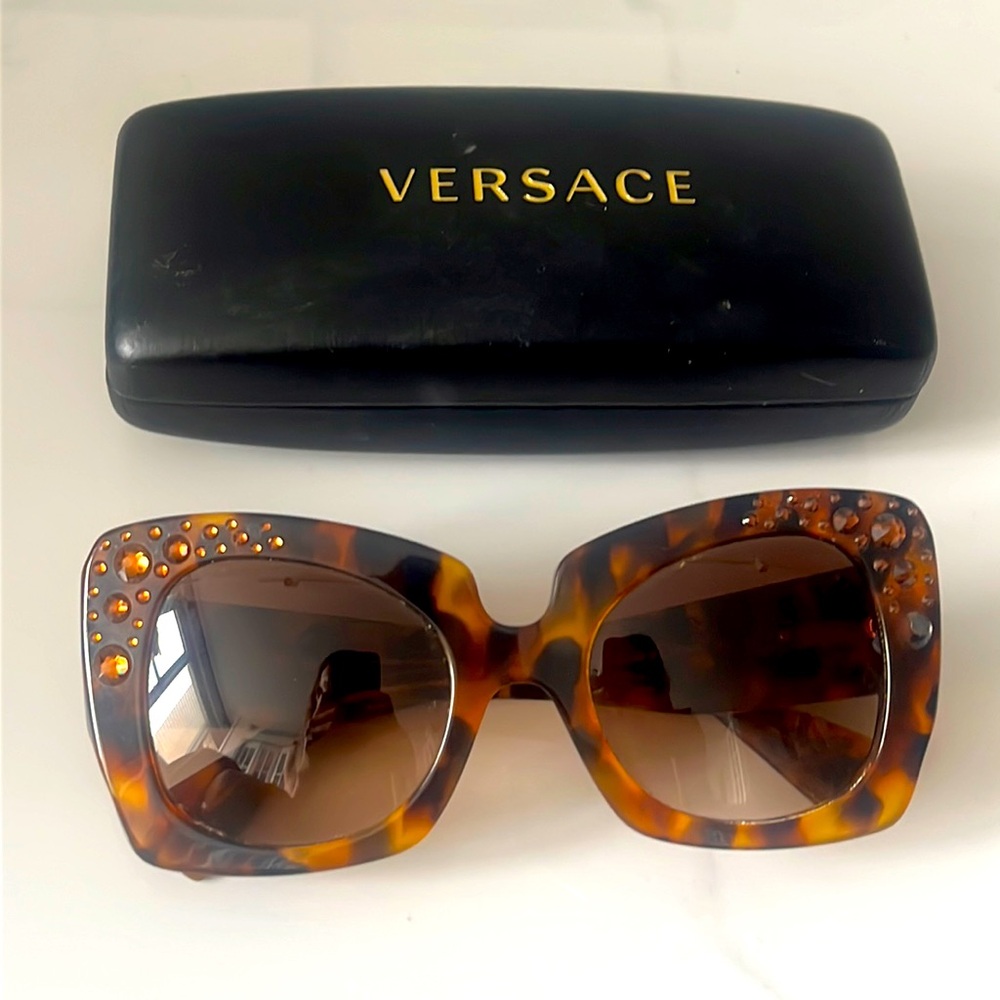 Genuine Versace Sunglasses with Swarovski crystals